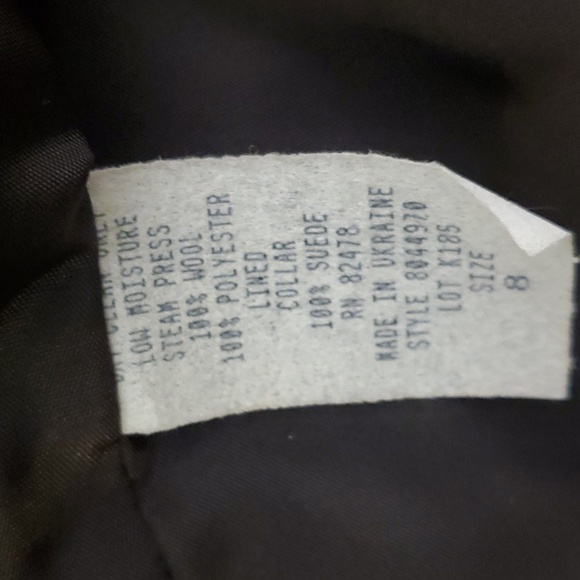 Suede Trimmed Blazer - Picture 6 of 9